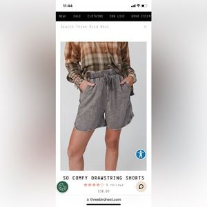 Three Bird Nest Shorts L